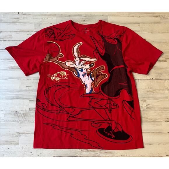 Space Jam Red Southpole Men's Tee Tshirt sz XL EUC - Picture 1 of 2